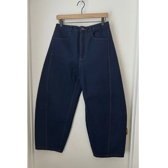 Toast twisted seam Japanese denim pants UK10 - Picture 4 of 7
